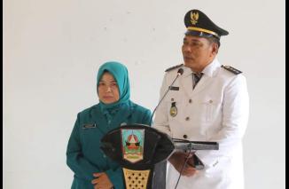 Marjilis sah jalan tugas jadi Camat Tiumang, Selasa 25/1-2023. (minfo-dms) 