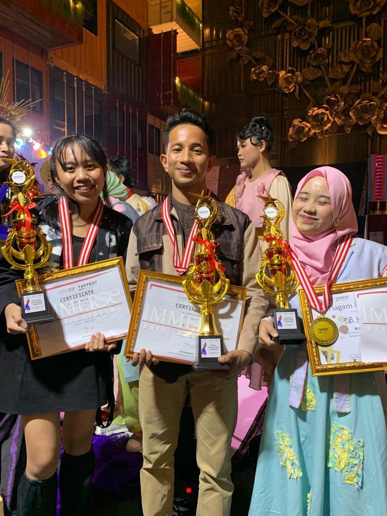 Foto M. Ridho , The Winner Fashion Design Competition, Tanggerang Fashion Festival 2023