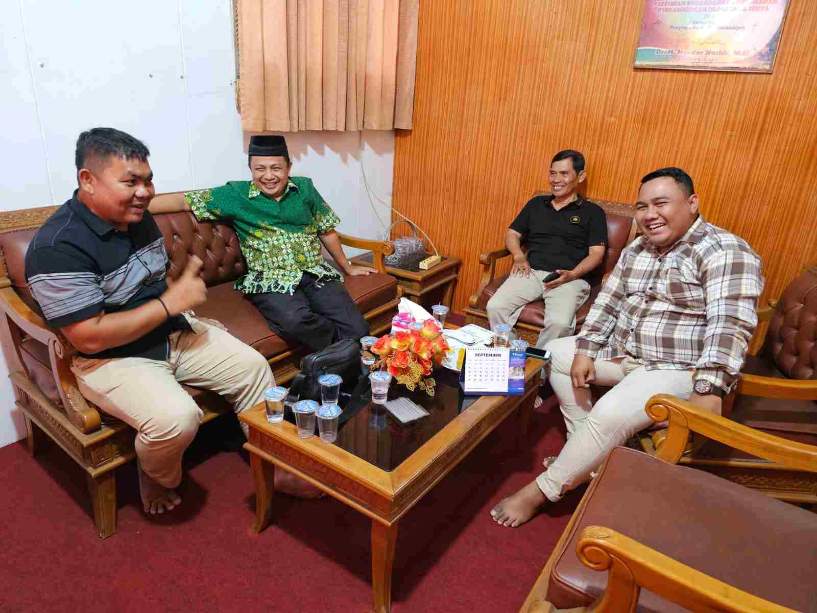 MDMC Sumbar melakukan kunjungan ke kantor PDM Kota Padang. (Sumber : Istimewa)