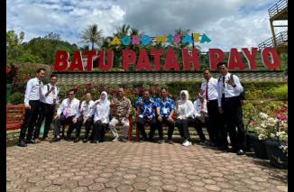 Peserta Pelatihan Kepemimpinan Administrator (PKA) Tingkat III Angkatan 13 dari Kabupaten Kampar Provinsi Riau kunjungi Kota Solok. (Sumber : Istimewa)