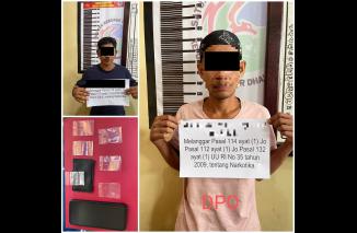 Foto DPO Narkoba Disikat Polres Dharmasraya
