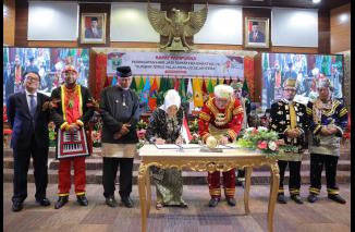 Foto Rapat Paripurna Istimewa Hari Jadi Sumatera Barat ke-78 Berlangsung Semarak