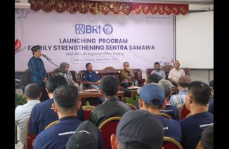 Foto Yayasan YBM BRIlian  Launching  Family Strengthening Sentra Samawa Padang Panjang