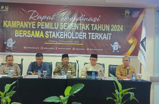 Foto Ini Dia Aturan Main Kampanye Singkat Pemilu 2023, Surya Efitrimen :  Samakan Persepsi Dengan Semua Stakeholder