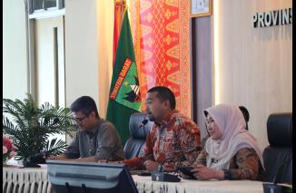 Foto Bahas Isu Strategis, Kominfotik Sumbar Gelar Pertemuan Dengan Pemimpin Redaksi