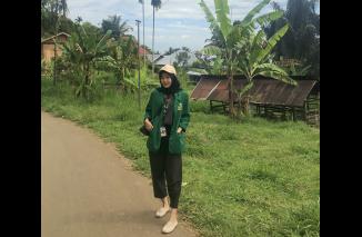 Aina’ul Mardiyah, Mahasiswa Jurusan Fisika Universitas Andalas. (dok)