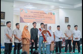 Deklarasi Pemuda Pelapor di SMAN 2 Sumatra Barat, Senin 15/1-2024.(durga)