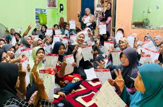 Foto Jelang H-6 Pencoblosan, Dukungan Akar Rumput Caleg DPRD Kota Padang Melba Makin Kuat 