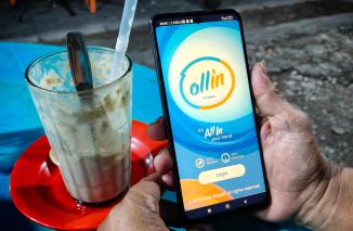 Di mana pun dan jam kapan pun Ollin setia menemani transaksi perbankan anda, 25 Maret 2024. (Riko)Ollin semua All In di genggaman kita. Era digitalisasi perbankan senja keniscayaan. (dok)