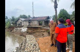 Foto Bupati Hamsuardi Dampingi BNPB Pusat Tinjau Bencana Di Pasbar 