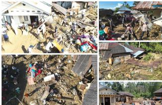 Ayo sisihkan rezeki kita, bantu korban banjir Sinuruik Pasaman Barat. (dok)