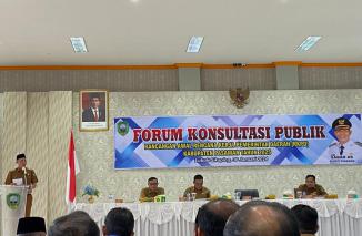 Forum.konsultasi publik digelar Bappeda dibuka Sabar AS, 30 Januari 2024.(dok/fjr)