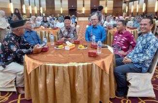 Bupati Pasaman hadiri Halalbihalal.IKLS Pekanbaru, 21/4-2024. (fjr)
