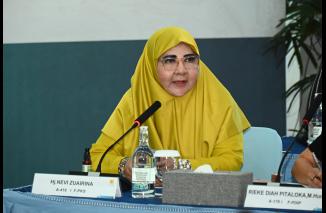 Apresiasi Anggota DPR RI Hj Nevi Zuairina apresiasi pergantian nama Masjid Raya dihadiri 3 Gubernur, Senin 8/7-2024. (dok)