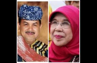 Fauzi Bahar (kiri), Emma Yohanna (kanan). 