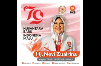 Meriahkan HUT RI ke 79 Hj Nevi fokus pada nilai kebangsaan. (dok) 
