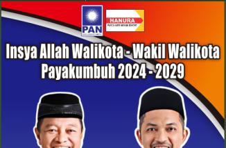 Sah berlayar di Pilkada Payakumbuh karena putusan MK RI, H Almaisyar - Jon Hendri, Sabtu 24/8-2024. (dok)