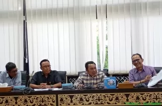 DPRD Provinsi Sumbar Terima Kunjungan Pansus DPRD Batubara, Bahas Ranperda Tentang Bencana Daerah, Rabu (23/10).(doc)