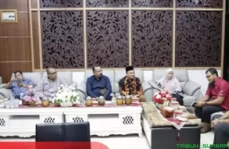 DPRD Sumbar menerima Kunker dari DPRD Kota Binjai, Sumatera Utara, Jumat, (18/10-2024).(doc)