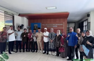 Komisi II DPRD Sumbar saat kunjungi Dinas Kelautan dan Perikanan Provinsi Banten, Kamis, 17 Oktober 2024. .(doc)