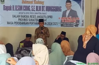 Reses Anggota DPRD Sumbar Ilson Cong Terima Aspirasi Masyarakat Taeh Baruah .(doc)