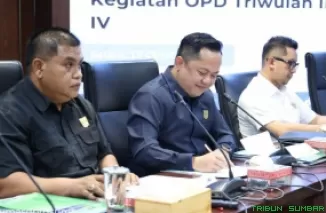 Rapat mitra Sekretaris Komisi IV DPRD Sumbar , Rabu (23/10).(doc)