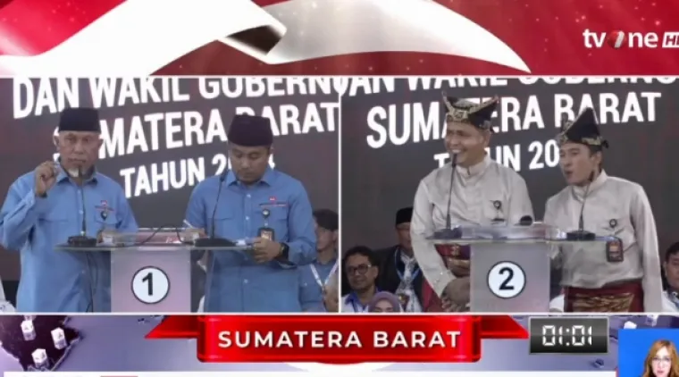 Debat Publik Pilgub Sumbar Selasa 19/11-2024 ada 'Drakor' nya gaess..(adr)