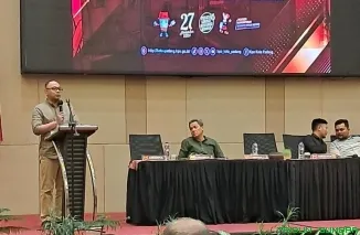 KPU Kota Padang melaksanakan Media Gathering Persiapan Pemungutan dan Penghitungan Suara Pilkada Serentak 2024 di The ZHM Premiere Hotel Padang, Minggu (24/11/2024). (Foto: Ist)