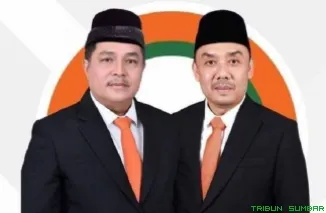 Pasangan calon Bupati dan Wakil Bupati Agam, Benni Warlis-Muhammad Iqba. (Foto: Ist)