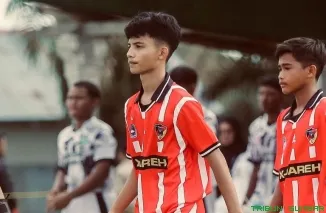 Salah seorang pemain SSB Camar Laut. (Foto: Ist)