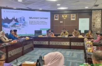 Kunjungan Badan Musyawarah (Bamus) DPRD Kabupaten Pesisir Selatan di Gedung  DPRD Sumbar, Selasa (25/2/2025).(doc)