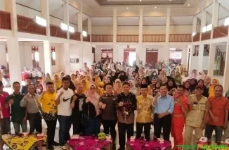 Wakil Ketua DRPD Sumbar M Iqra Cissa menggelar reses di gedung serba guna Kuranji, Minggu, 16 Februari 2025.(doc)
