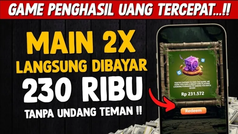 Ilstrasi aplikasi penghasil uang gratis 2025. (Foto: Canva/Bang Gaptek ID)