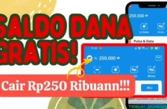 Ilustrasi aplikasi penghasil uang.