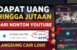 Ilstrasi aplikasi penghasil uang gratis 2025. (Foto: Canva/kanal Youtube Agung Darmawan)