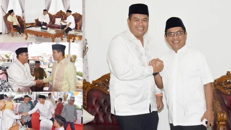 Wali Kota Pariaman Yota Balad Silaturahmi ke Bupati Padang Pariaman John Kenedy Azis