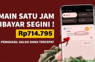Ilustrasi aplikasi penghasil saldo DANA Gratis 2025. (Foto: Canva/kanal Youtube Bang Gaptek Id)