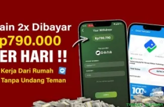 Ilustrasi aplikasi penghasil saldo DANA Gratis 2025. (Foto: Canva/kanal Youtube Bang Gaptek Id)