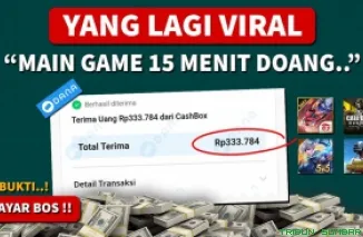 Ilustrasi aplikasi penghasil saldo DANA Gratis 2025. (Foto: Canva/kanal Youtube Bang Gaptek Id)