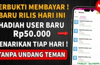 Ilustrasi aplikasi penghasil saldo DANA Gratis 2025. (Foto: Canva/kanal Youtube Bang Gaptek Id)