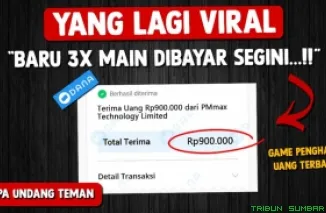 Ilustrasi aplikasi penghasil saldo DANA Gratis 2025. (Foto: Canva/kanal Youtube Bang Gaptek Id)