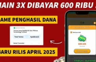 Ilustrasi aplikasi penghasil saldo DANA Gratis 2025. (Foto: Canva/kanal Youtube Bang Gaptek Id)