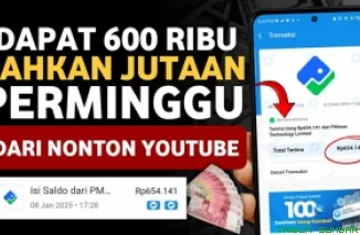 Ilustrasi aplikasi penghasil saldo DANA Gratis 2025. (Foto: Canva/kanal Youtube Agung Darmawan)