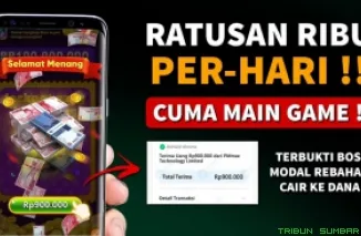 Ilustrasi aplikasi penghasil saldo DANA Gratis 2025. (Foto: Canva/kanal Youtube Bang Gaptek Id)