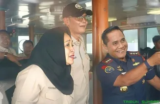 KKP meningkatkan pengawasan perairan Indonesia, terutama di wilayah barat Pulau Sumatera, dengan menambah satu kapal pengawas baru. (Foto: Ist)