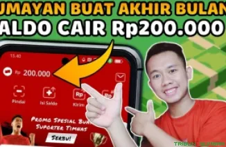 Ilustrasi aplikasi penghasil saldo DANA Gratis 2025. (Foto: Canva/kanal Youtube MJC)