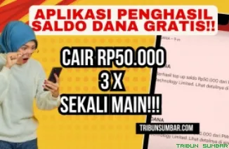 Ilustrasi aplikasi penghasil saldo DANA Gratis 2025. (Foto: Canva/kanal Youtube Bang Gaptek Id)