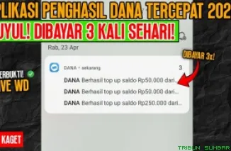 Ilustrasi aplikasi penghasil saldo DANA Gratis 2025. (Foto: Canva/kanal Youtube Imam Al-Ummara)