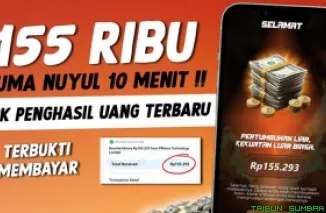 Ilustrasi aplikasi penghasil saldo DANA Gratis 2025. (Foto: Canva/kanal Youtube Bang Gaptek Id)