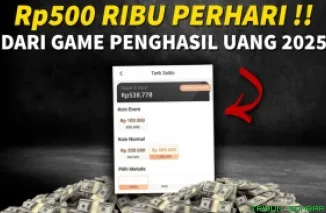 Ilustrasi aplikasi penghasil saldo DANA Gratis 2025. (Foto: Canva/kanal Youtube Bang Gaptek Id)